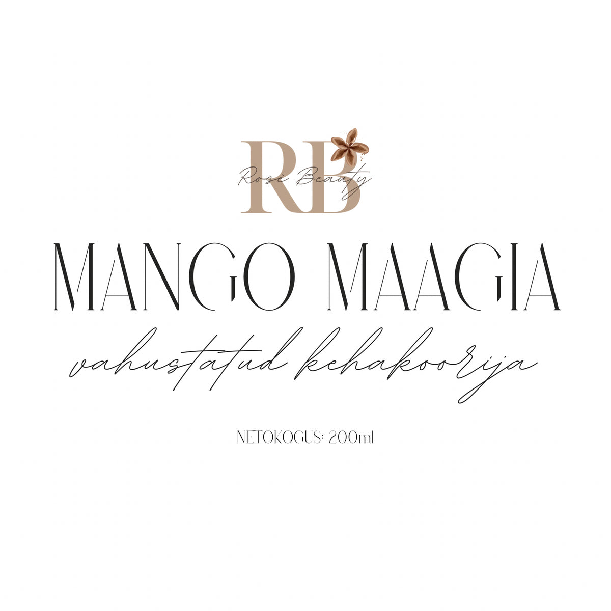 Vahustatud kehakoorija Mango Maagia
