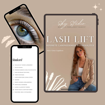 Lash Lift - Ripsmete lamineerimise koolitus - Sky Studio